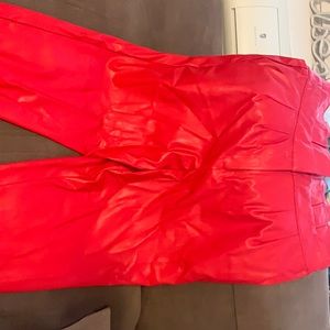 Brand new New York and company paperbag waist faux leather pants